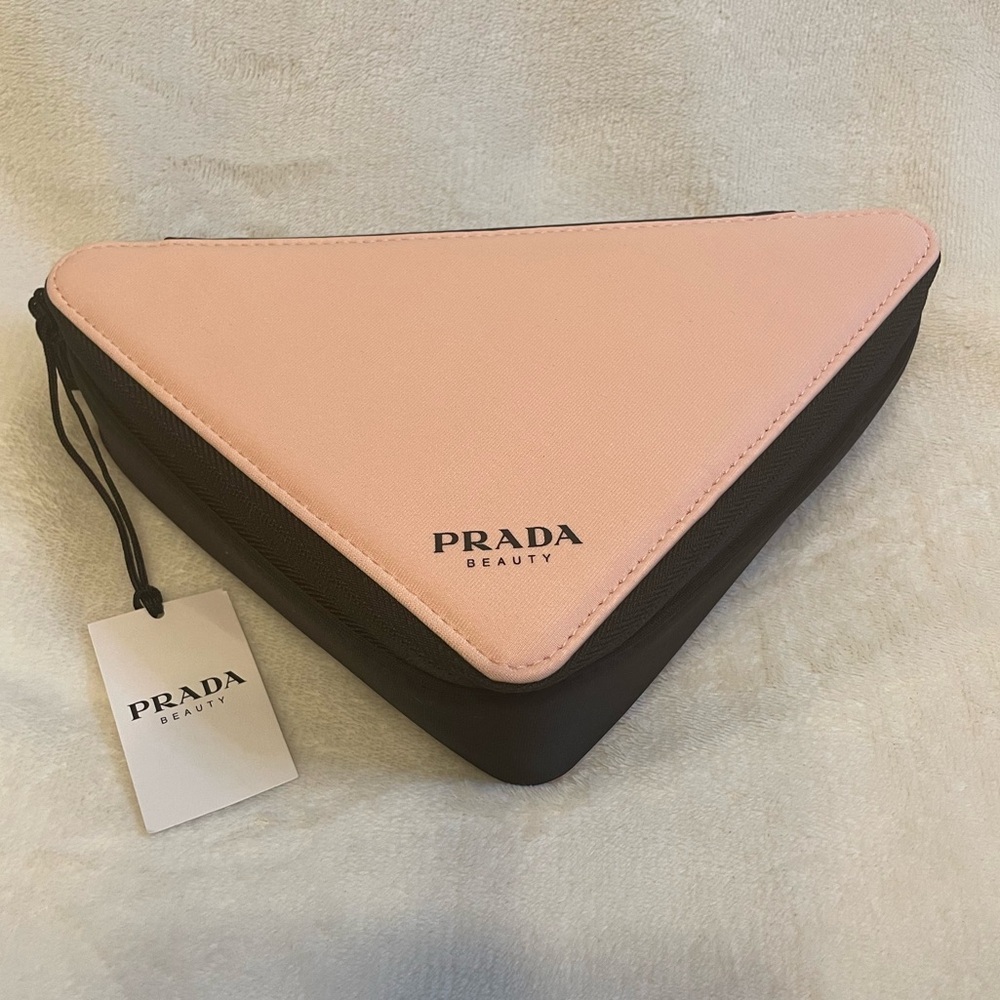 Prada Pink Triangle Pouch - Picture 8 of 14